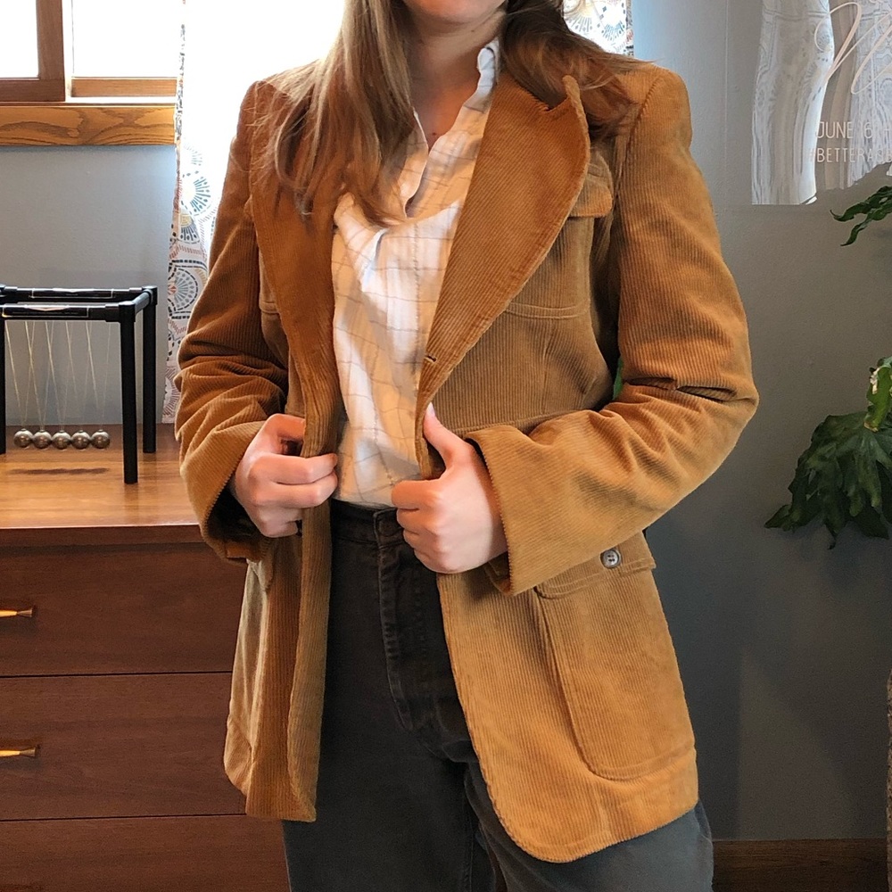 Vintage 70’s Chess King Men’s Corduroy Blazer 36